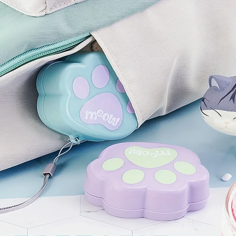 Cartoon Cat Paw Folding Cup, Portable Telescopic Water Cup, Suitable for Outdoor Camping Picnic Travel Cup