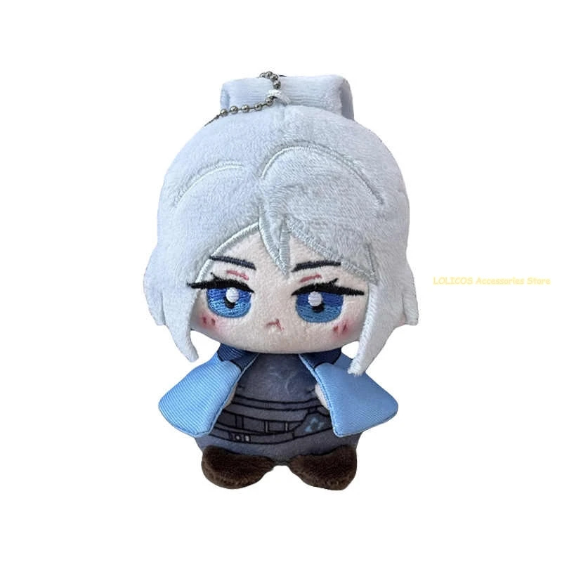 VALORANT Jett Sage Sitting Posture Dango Cute 10cm Game Pendant Keychain Anime Cosplay Gift view 6