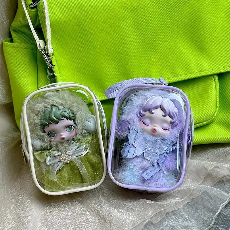 SP Winter Movement Storage Bag Plush Doll Walking Doll Bag Pvc Protective Cover Light Woven Round Dustproof Protective Cover