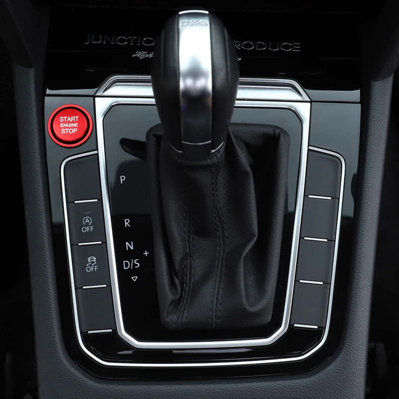 For VW Jetta MK7 2019 Tiguan Touran 2016-2018 Magotan Passat B8 CC Arteon Altas Car Start Stop Engine Button Ring Sticker Cover