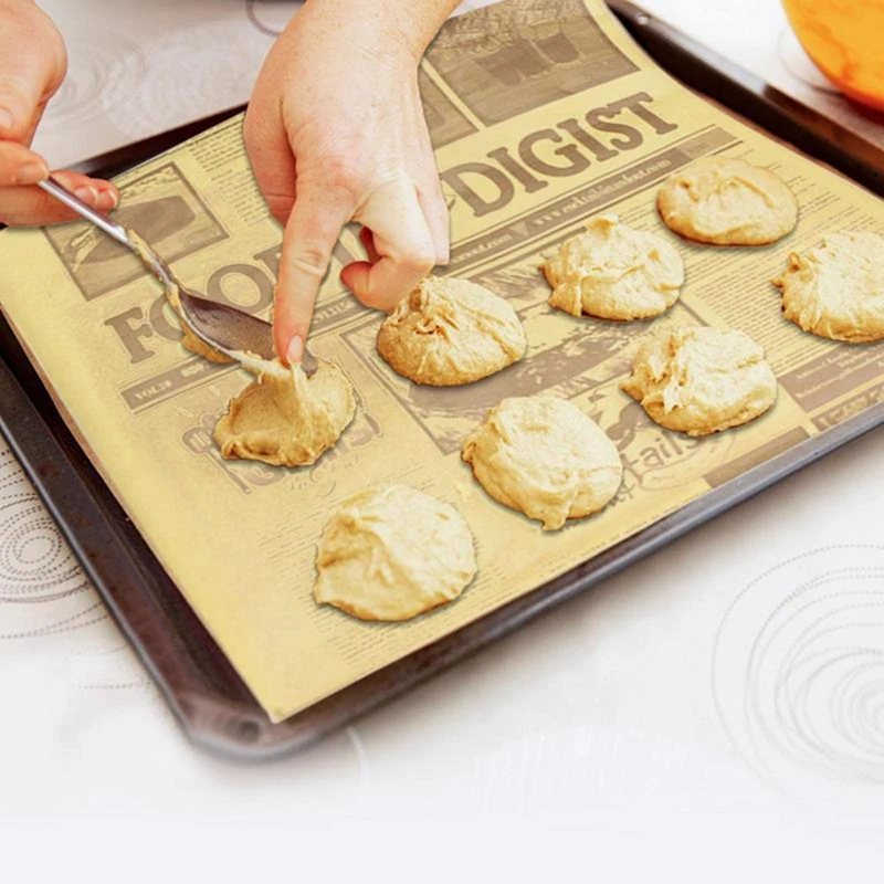 Grease Resistant Sandwiches Pizza Wrapping Sheets Turmeric Paper Fast Food Wrapping