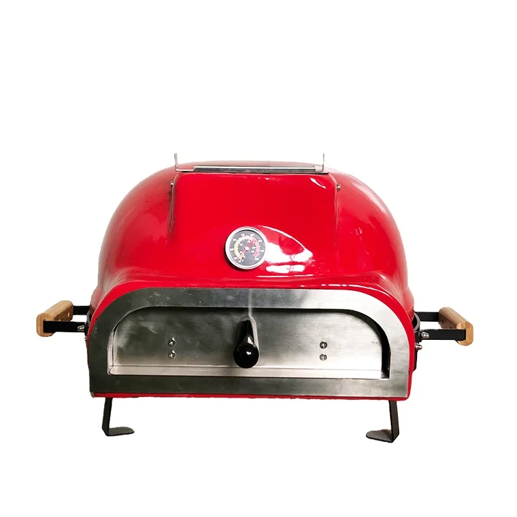 21-Inch BBQ Grill Indoor Non-Smoking BBQ Table Hot Pot with Pizza Oven