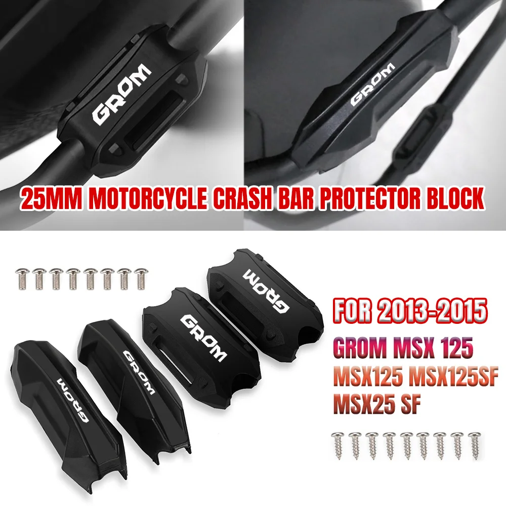 

Bumper Engine Guard 25MM Protection Block Crash Bar Decorative FOR Honda GROM MSX 125 MSX125 MSX125SF MSX 125 SF 2013 2014 2015
