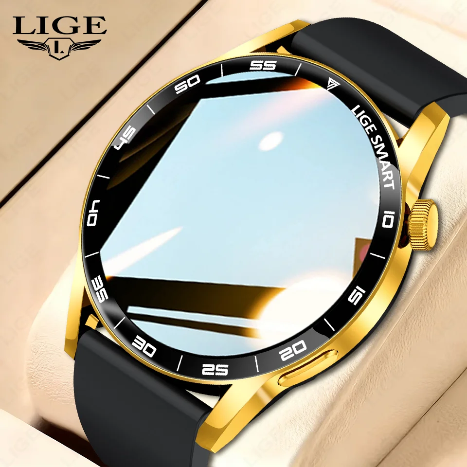 

LIGE New 1.38" HD Voice Calling Smart Watch Men Blood Oxygen Health Monitor Sports Fitness Watches Women Bluetooth Smartwatch