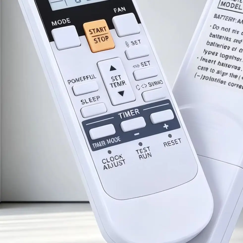 

General FUJITSU Air Conditioner Remote Control Compatible with AR-RAH1E AR-RAH2E Replace AR-RAJ1E Universal Remote for HVAC Syst