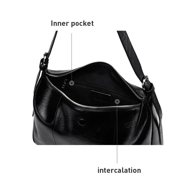 LA FESTIN Original Brand Women\'s bag Large Capacity Bag Fashion Shoulder Bag Luxury Bags 2024 Casual Tote Popular Crossbody Bag