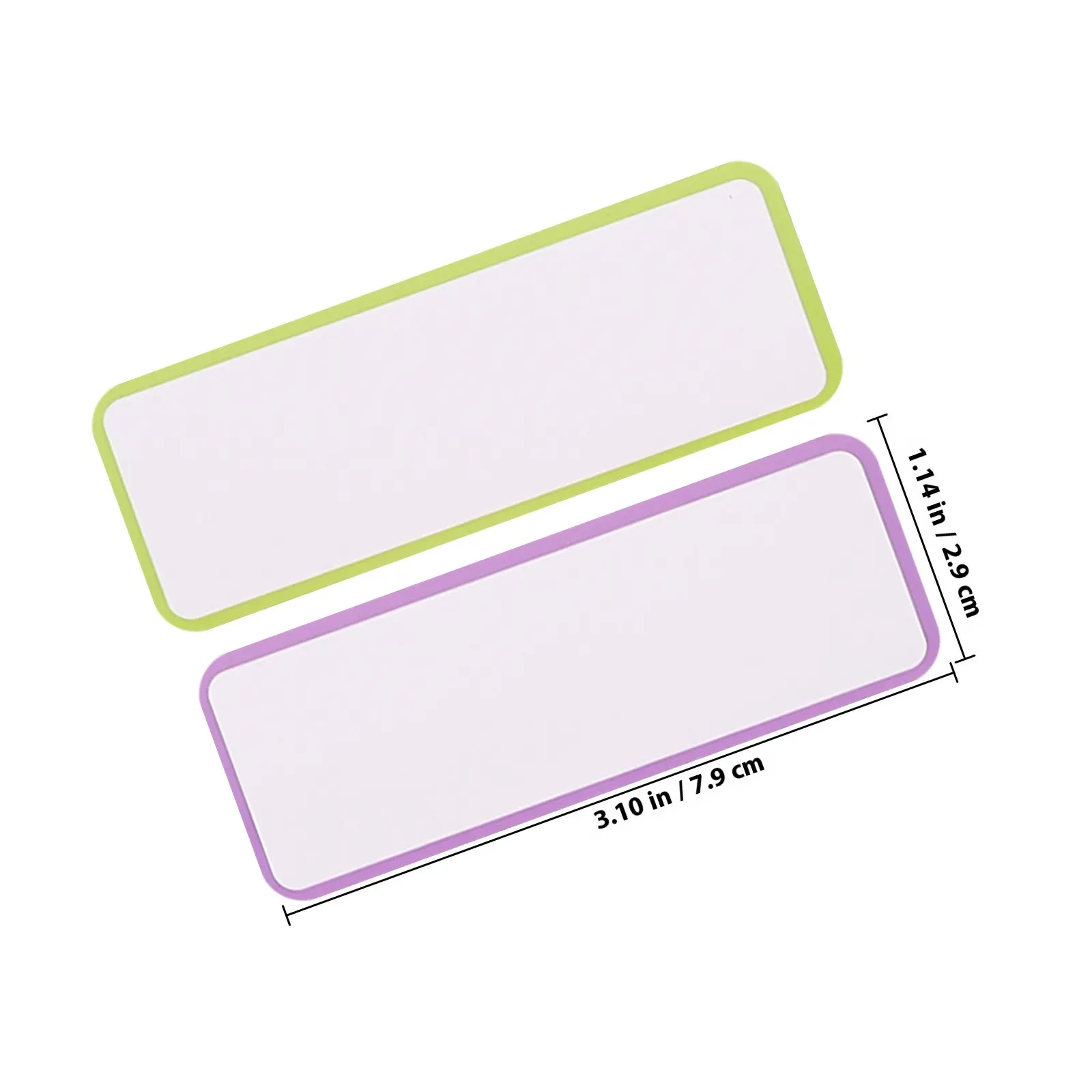 60Pcs Magnetic Dry Erase Labels Write on Erase Off Reusable Name Tags Magnetic Strips for Whiteboard Filing Cabinets Storage