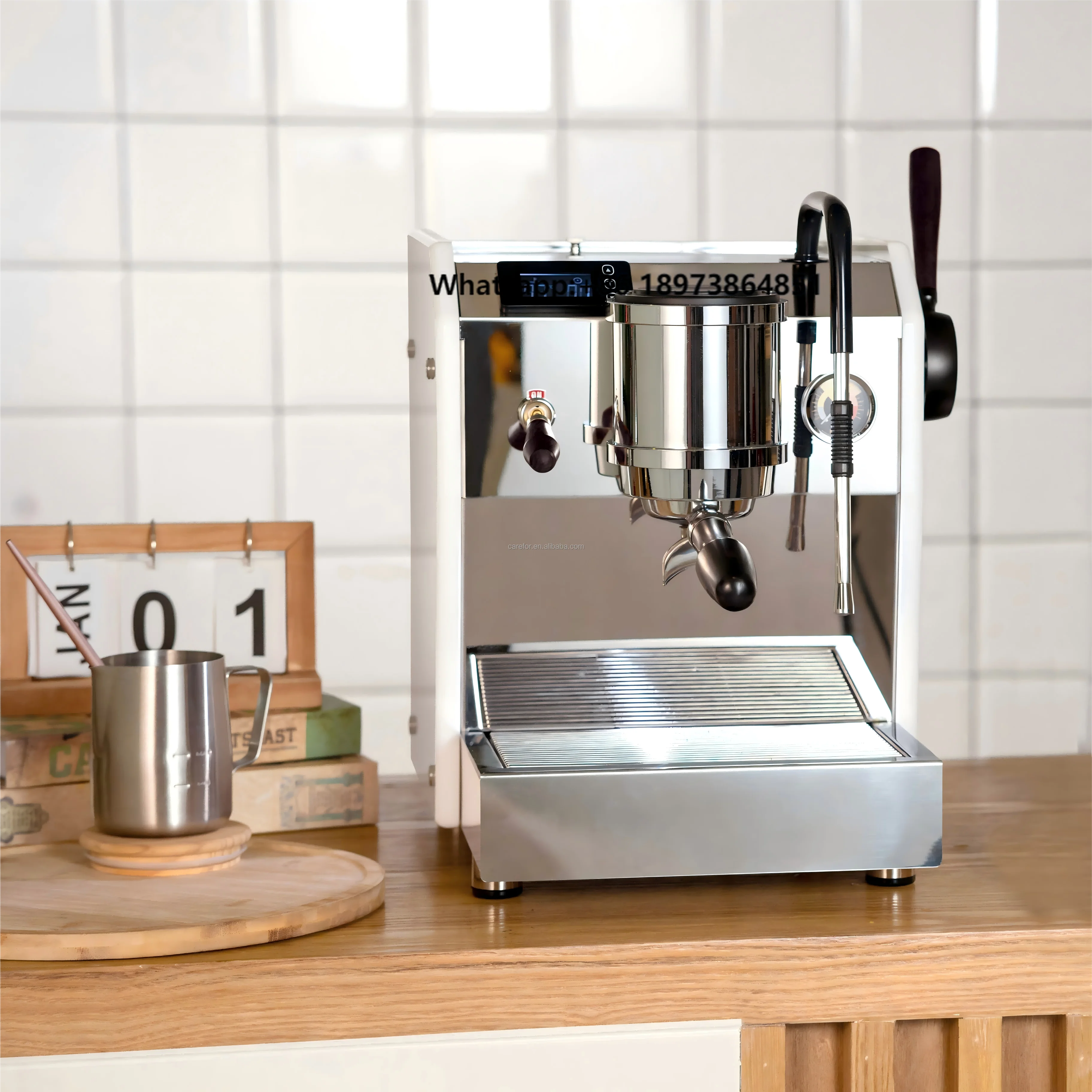 

Home Espresso Machine 9 Bar Coffee Maker Machine Single Group Espresso Coffee Machine for Business