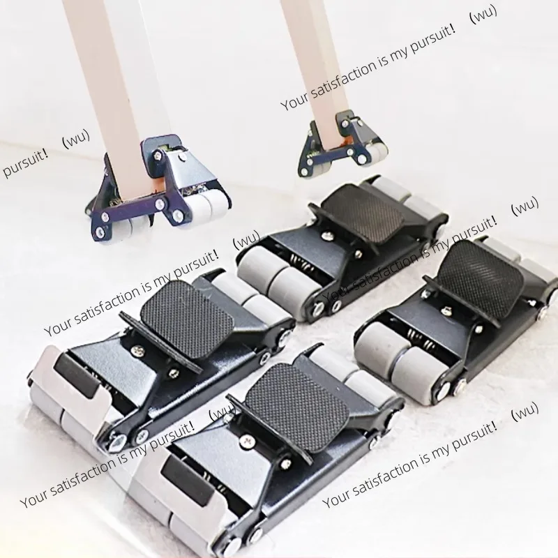 Heavy Duty Universal Furniture Mover - 360° Swivel Casters with Ultra-Low Base for Sofa/Cabinet Moving Tool Floor Protection