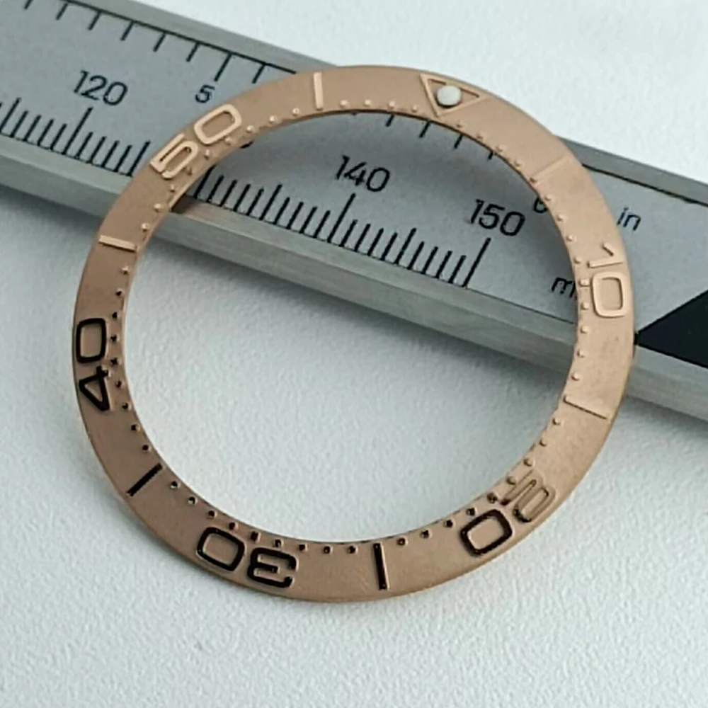 Поклонный 38 мм * 30,7 мм керамический безель, часы для дайвинга, подходит для мужских часов 40 мм, замена циферблата, безель, вставки, часть часов