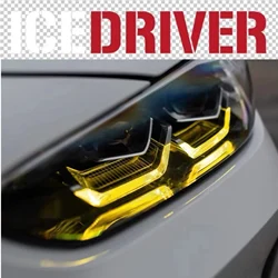 Icedriver for BMW G22 G23 G26 4 series i4 CSL Yellow DRL RGBW multicolor LED boards daytime running lights Lemon Amber nonlaser