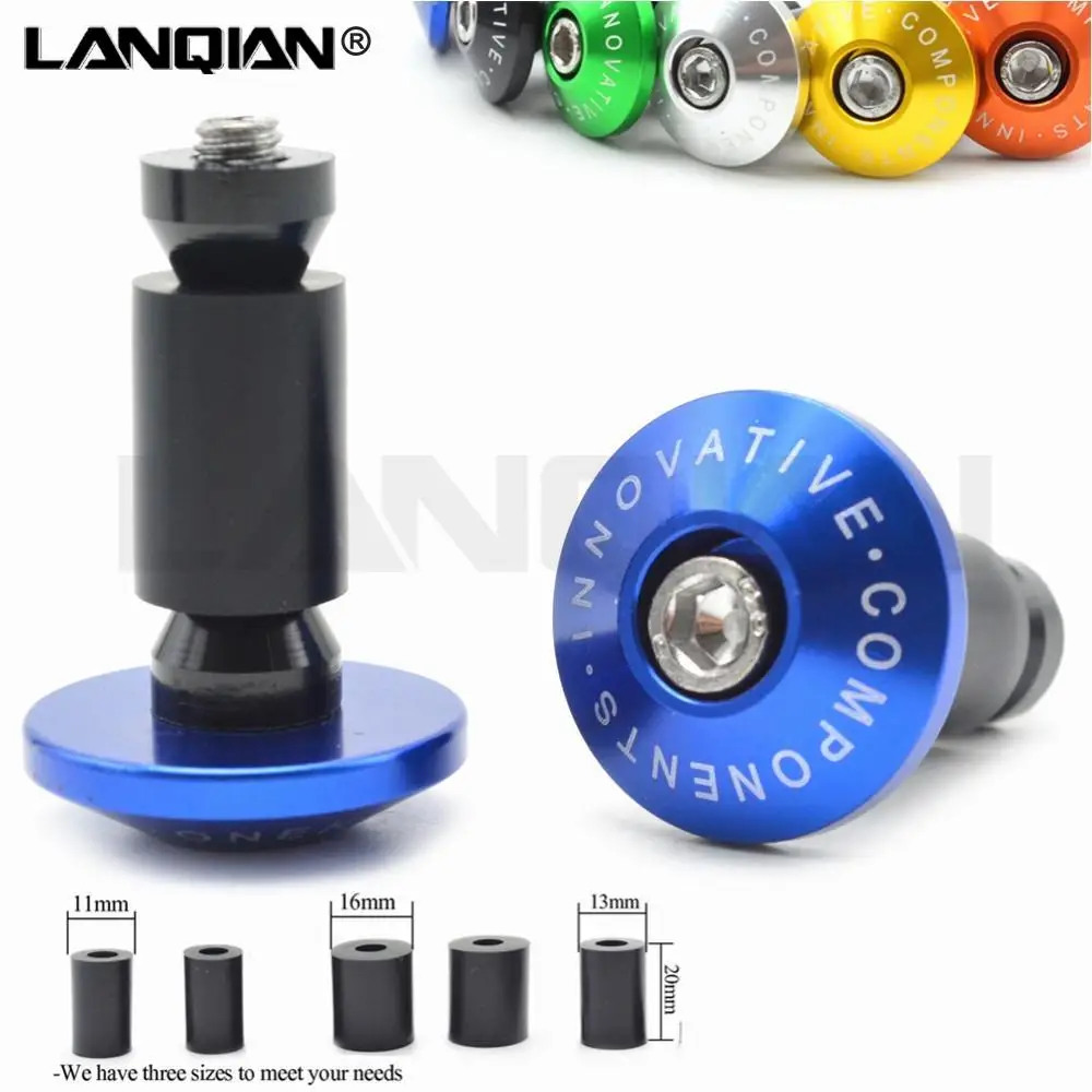 Motorcycle Handle Bar End Handlebar Grips Cap Anti Silder Plug For Yamaha YZ WR TTR  XT DT 80 85 125 230 250 426 450 600 F FX X