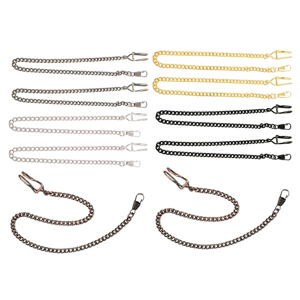 

10Pcs Retro Pocket Watch Chains Alloy Durable Sturdy Multi-Purpose Fashion Accessory Pocket Watch Chains