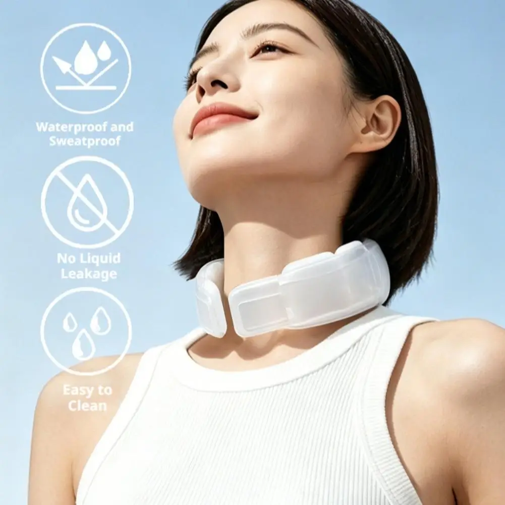 

Neck Cooling Tube Cooling Neck Wraps Reusable Outdoor Sports Pcm Ice Neck Collar for Men Women Indoor Workout
