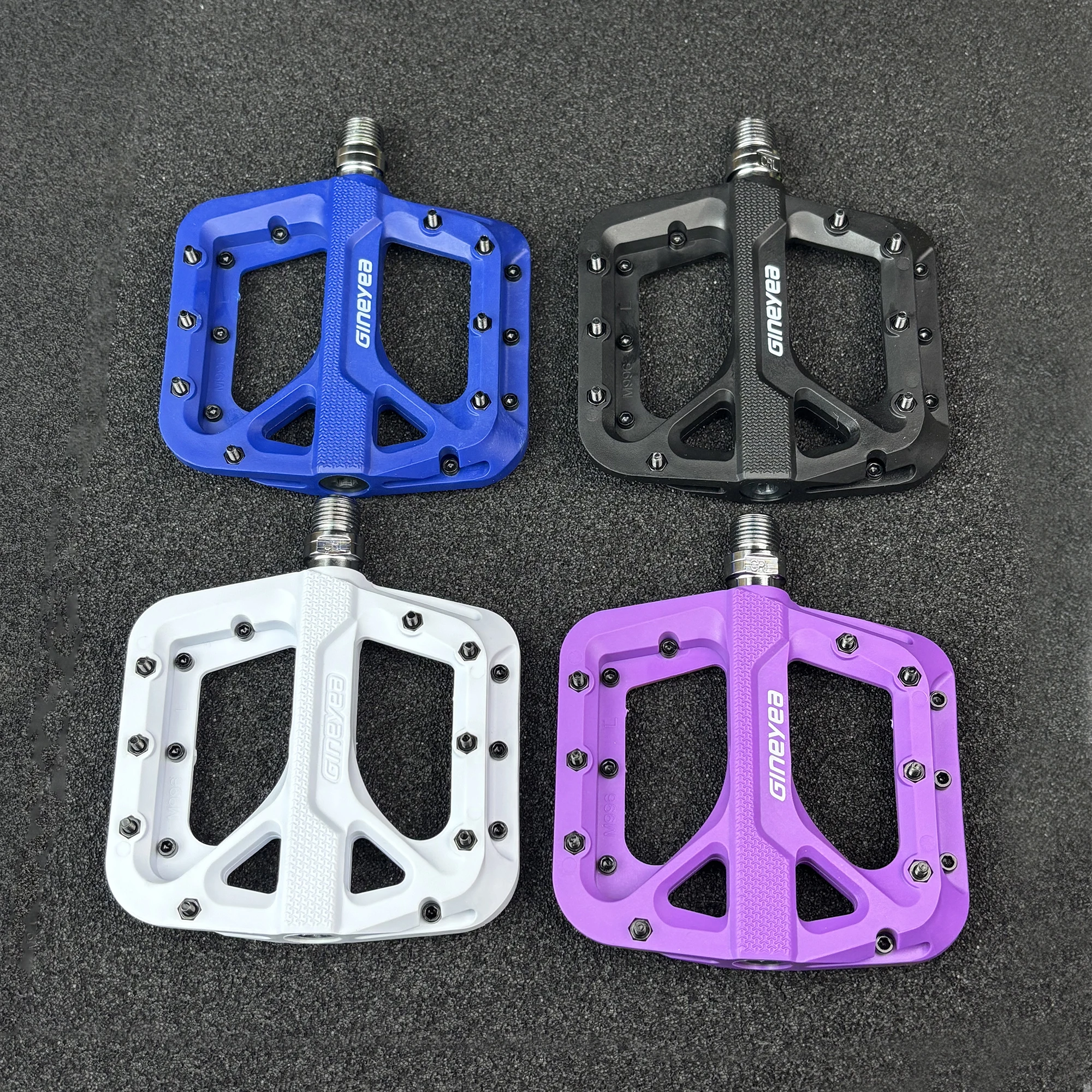 Gineyea Mouantain Bicycle BikePedal Anti-slip Ultralight Nylon MTB Mountain Pedal 2 Sealed Bearings Pedals Bicycle Accessories