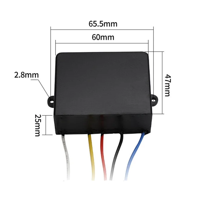 ABAG 12V 24V Tahan Air Mobil Nirkabel Winch Listrik Remote Control Plastik Biru + Set Pemancar Manual Truk ATV SUV Truk Vehi