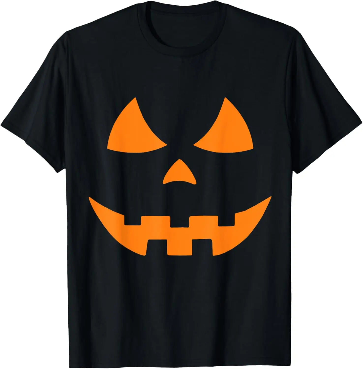 Jack O Lantern Scary Carved Pumpkin Face Halloween Costume T-Shirt