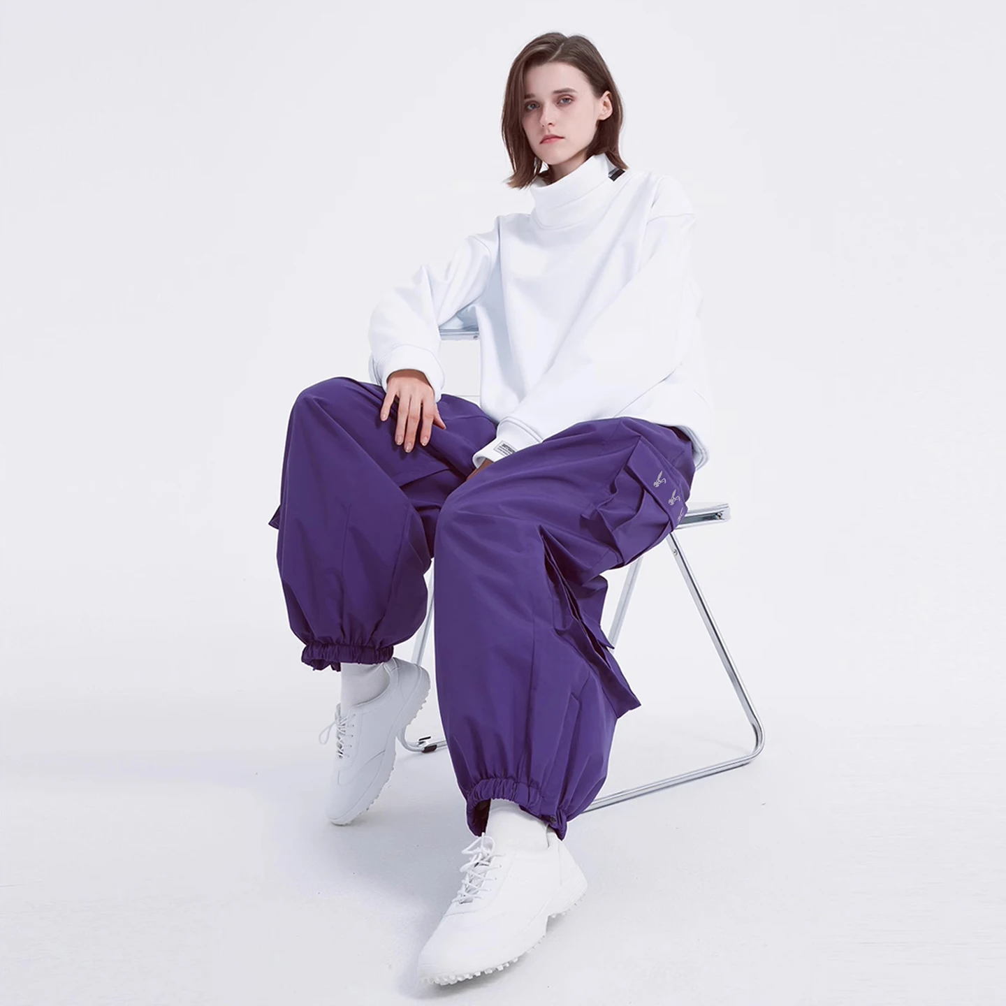 2025-new-dopane-snow-ski-pants-men's-fce-lined-loose-profional-snow-und-pants-waterproof-windproof-ski-wear