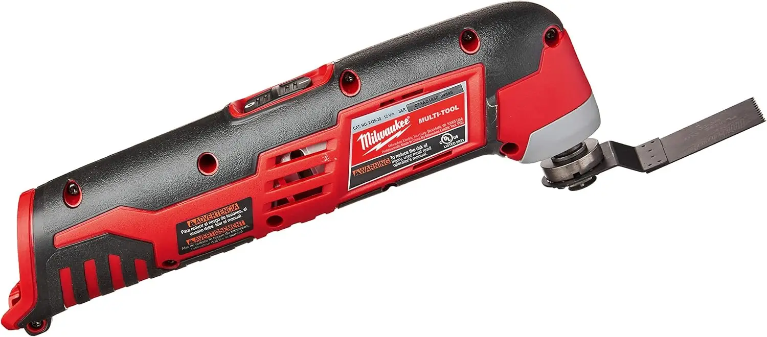 Imagem -04 - Milwaukee 242620 M12 12 Volts Redlithium Ion 20.000 Opm Ferramenta Múltipla sem Fio de Velocidade Variável com Lâmina Multiuso Lixa