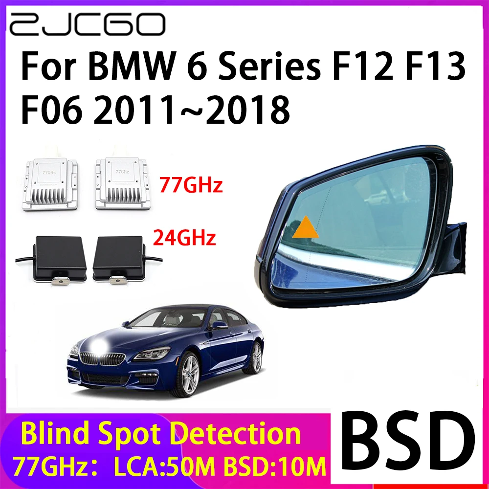 ZJCGO Car Blind Spot Detection BSD Mirror Rear Radar Detection System for BMW 6 Series F12 F13 F06 2011~2018