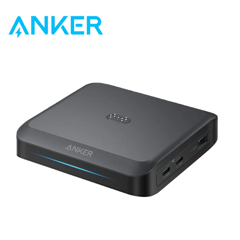 AnkerPrimeChargingBase150WFastCharging3-PortGaNChargerUSBCforPrimePowerBankA1903