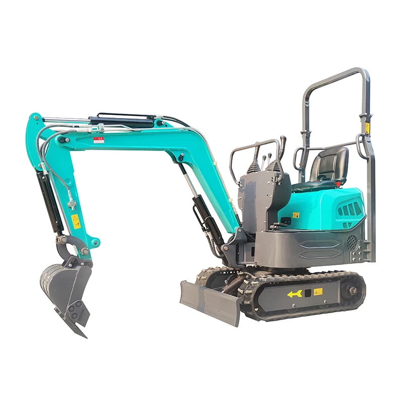 Personalização Escavadeira Hidráulica Crawler, Mini Digger para Jardim, Anexos Opcionais, 1.2ton, Venda