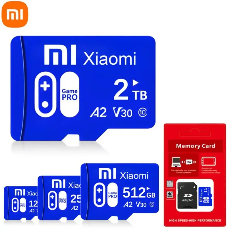 Original Mijia Xiaomi Memory Card 1TB 2TB High Speed Micro TF SD Card 512GB SD Card V30 U3 TF Cards For Nintendo Switch Drone