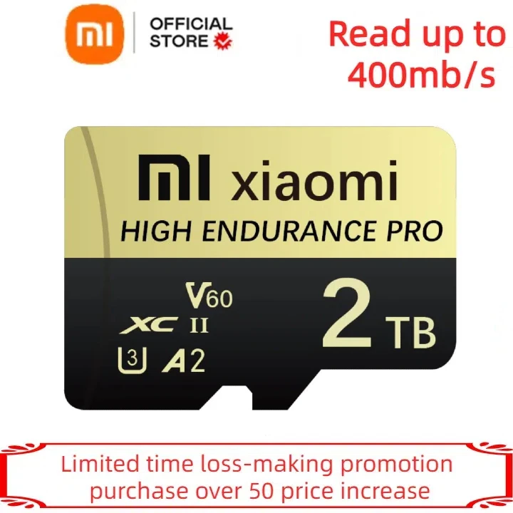 Xiaomi 2TB Mini Sd Memory Card 128GB 256GB 512GB Micro TF Card 64GB Class 10 Sd Card 1TB Memory Flash Card For Phone PC Gaming