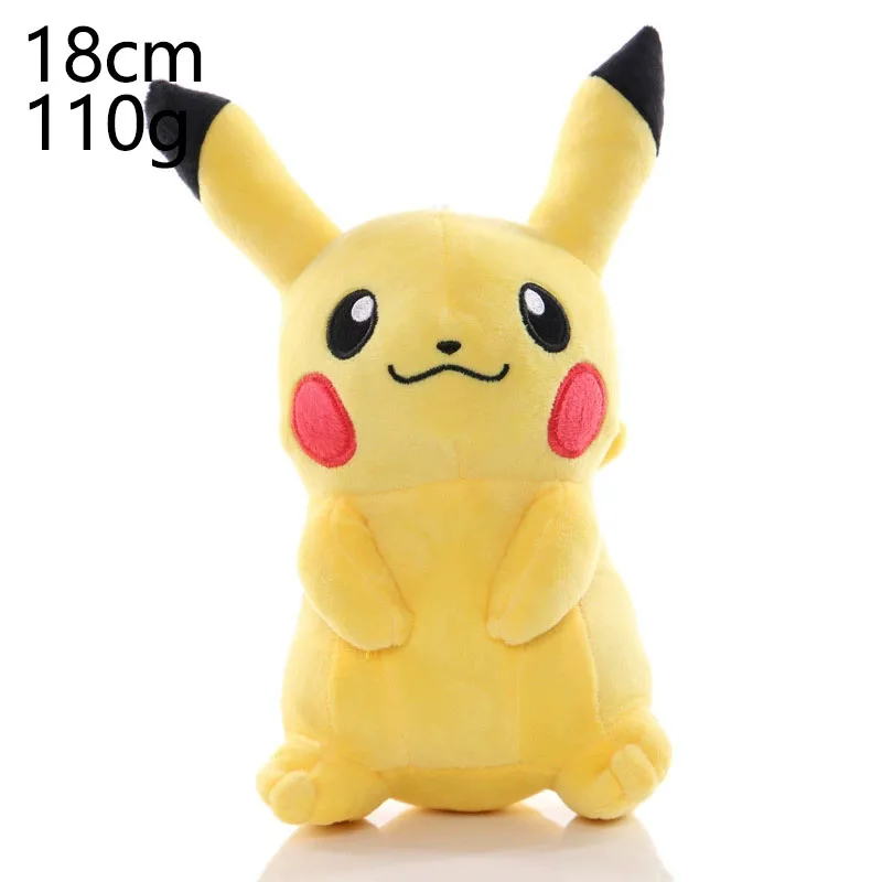 18-25CM Pokemon Pikachu Plüschpuppe Spielzeug Anime Kawaii Squirtle Charmander Bulbasaur Stofftiere Cartoon Kinder Geburtstagsgeschenk