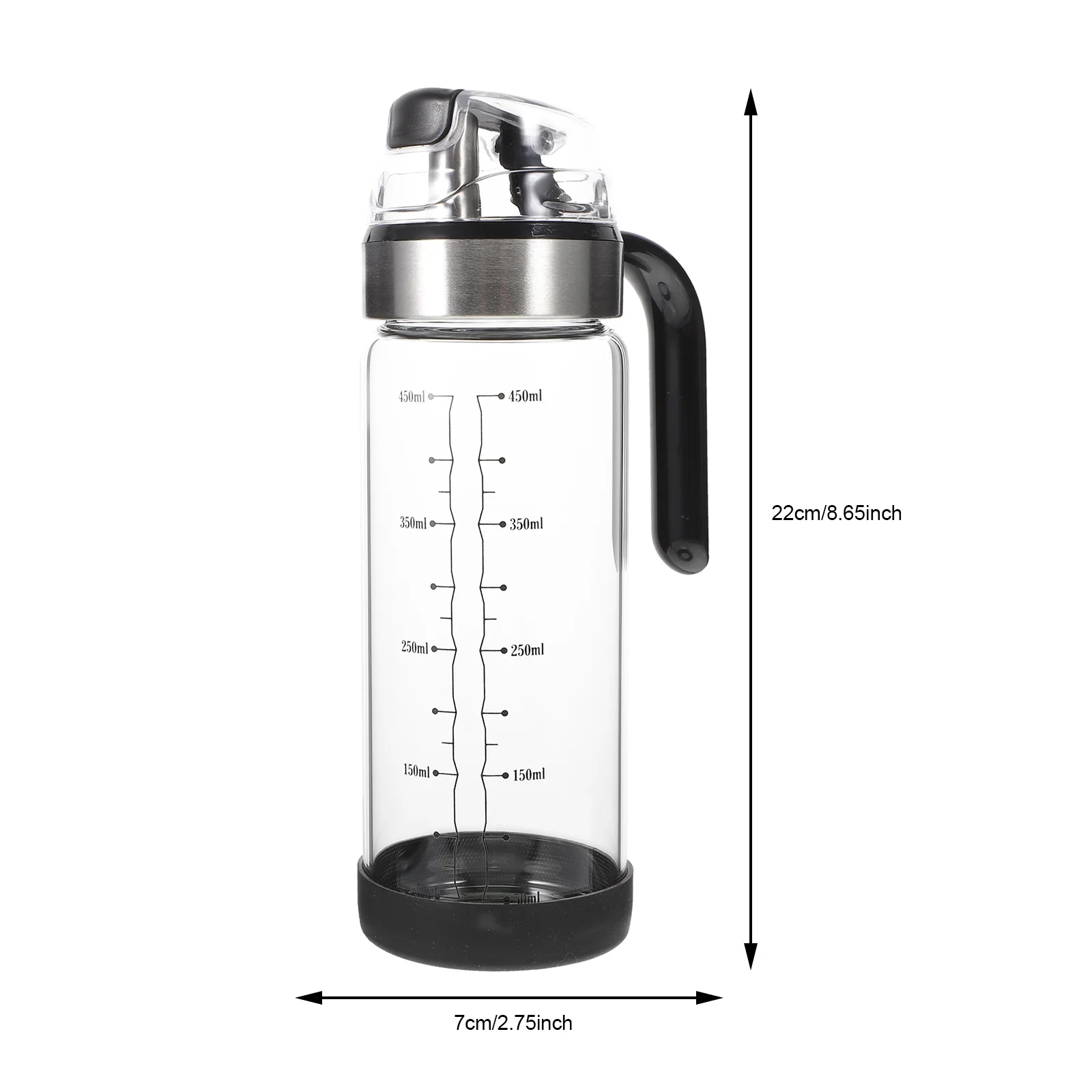 

Kitchen Automatic Open Close Oil Bottle for Olive Oil Soy Sauce Vinegar Multipurpose Sauce Dispenser Bar Restaurant