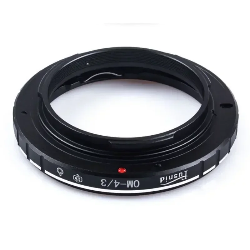 

ForOlympus OM Lens to 4/3 Four Thirds Camera Mount Adapter Ring E-620 E600 E450 E-520 E5 E-3 Accessory，OM-4/3 Lens Adapter Ring