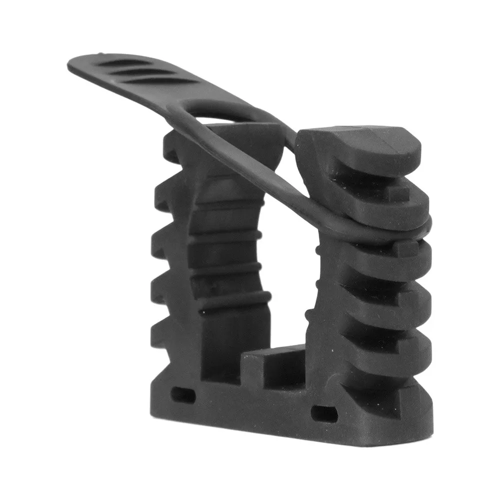 Rubber Clamp for Off Road Shovel Mounting Designed for TPU TPE for tubular Tools 5/8 to 2 1/4 Inch Diameter Compatibility