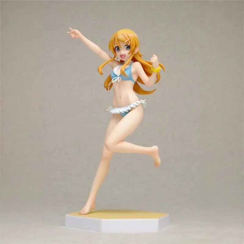 18CM Ore No Imouto Ga Konna Ni Kawaii Wake Ga Nai Kousaka Kirino Swimsuit Two-dimensional Beautiful Girl Statue Collect Ornament