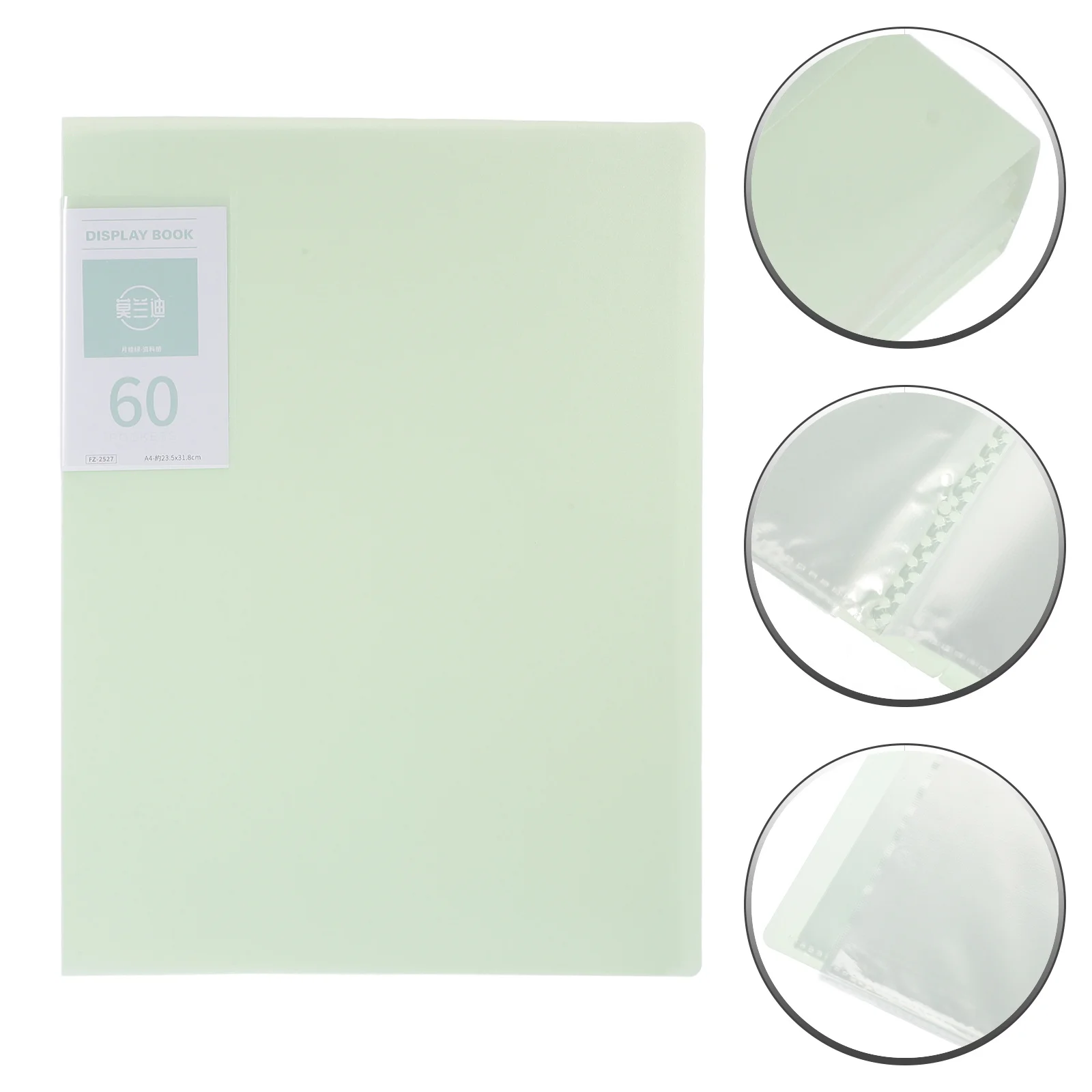 

Transparent Document Storage Folder For Artwork Painting File Organizer Plastic Folder Binder Accessories Display Book