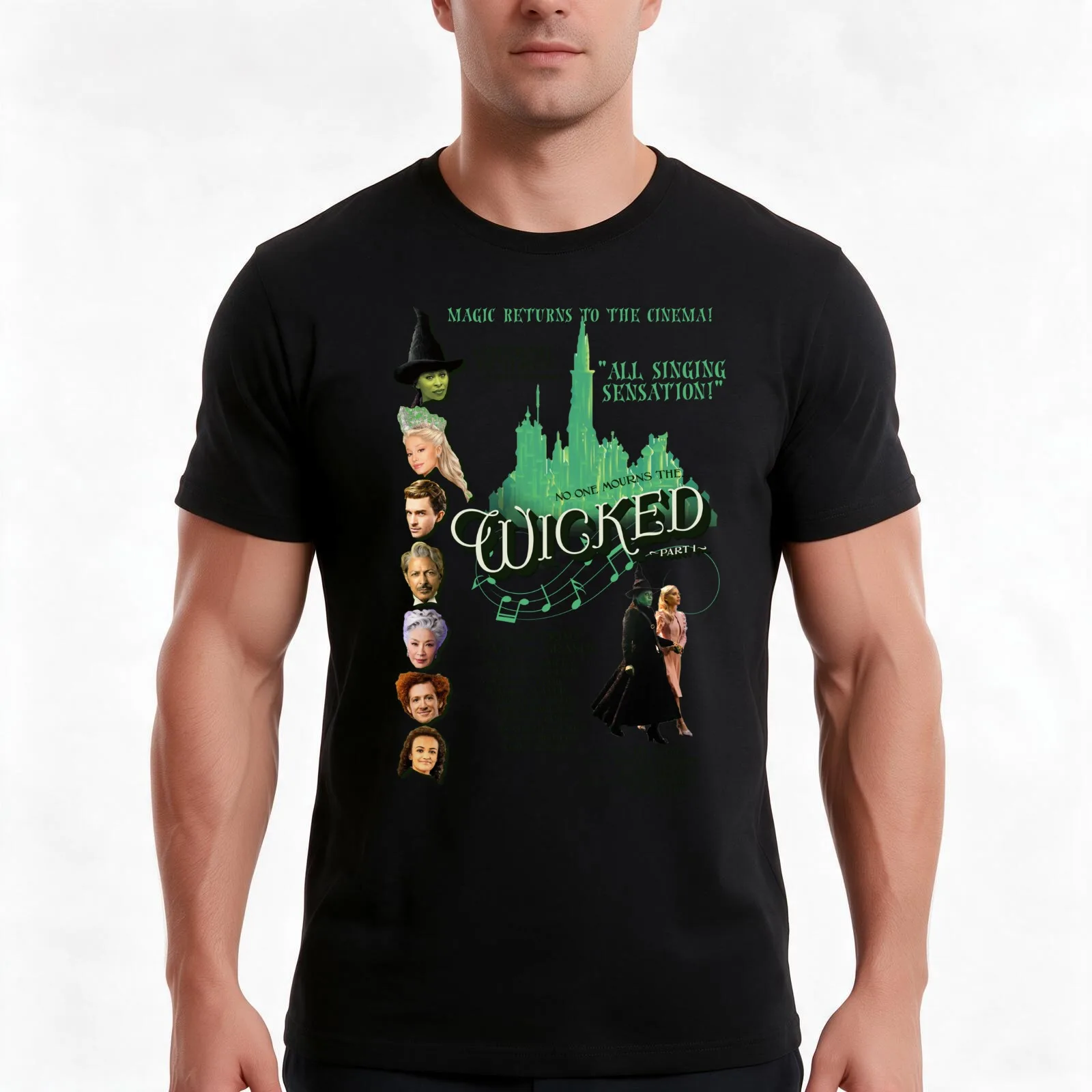 Wicked 1939 Retro Vintage T-Shirt, Summer Casual Cotton Tee, Oversized Streetwear Tops, Vintage Graphic Print, Unisex Men Women