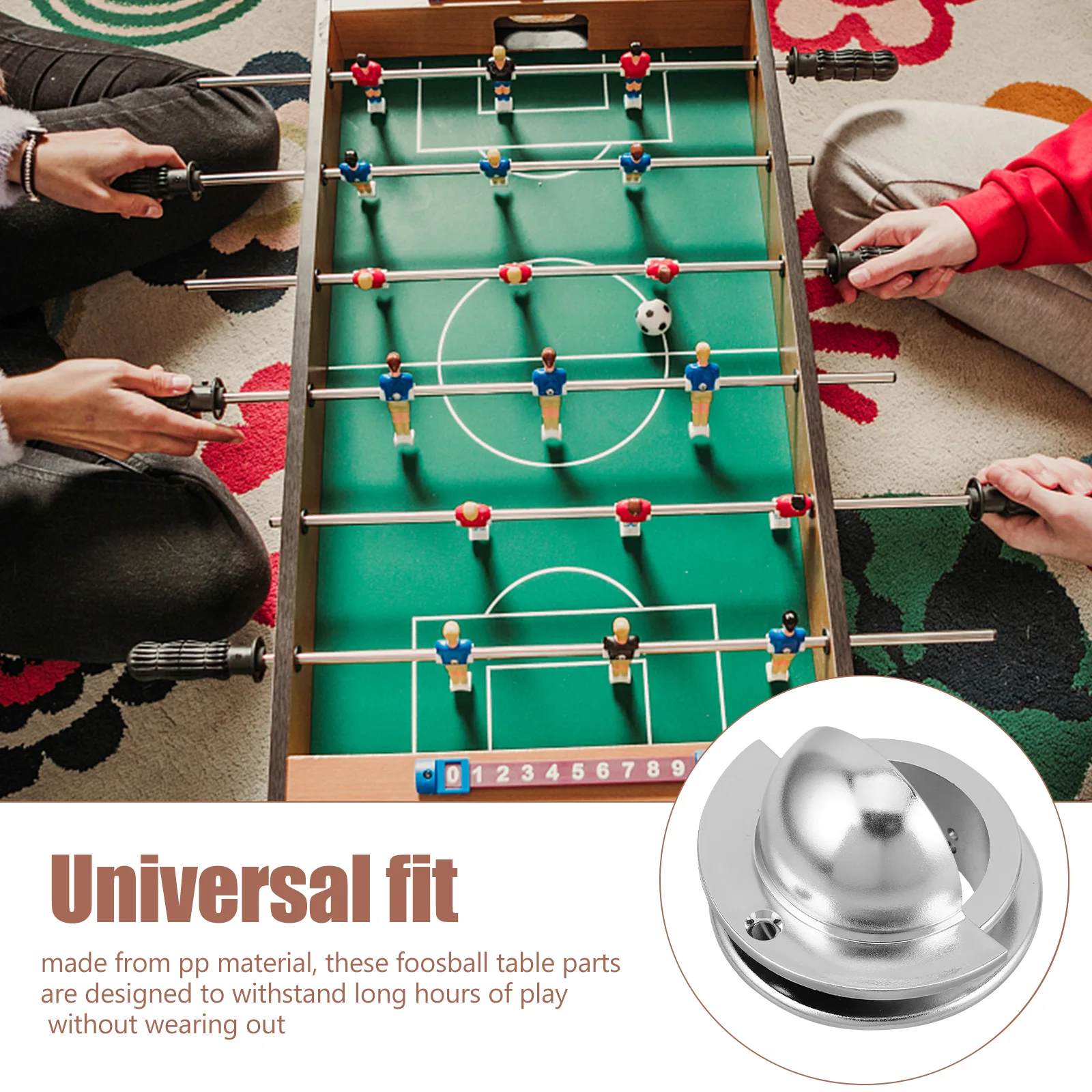 4 stücke Tischfußball Tisch Eintrag Gerichte Ersatz Kunststoff Fußball Maschine Teile Glatte Oberfläche Für Tisch Fußball Langlebiges Zubehör