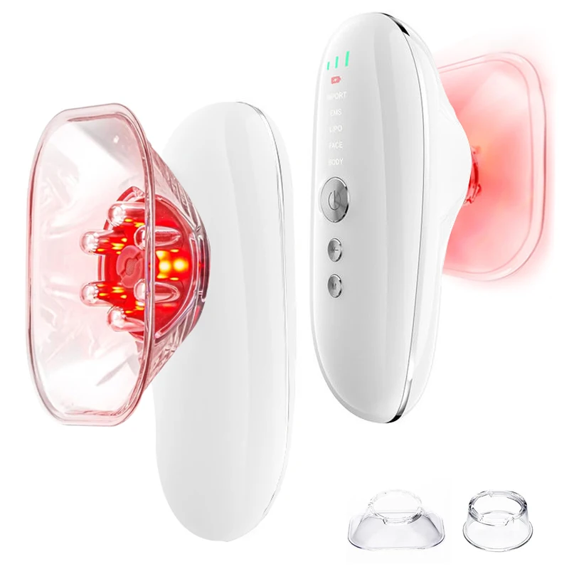 Portable Vacuum Suction EMS Body Shaper Skin Tightening Massager USB Rechargeable Home Use