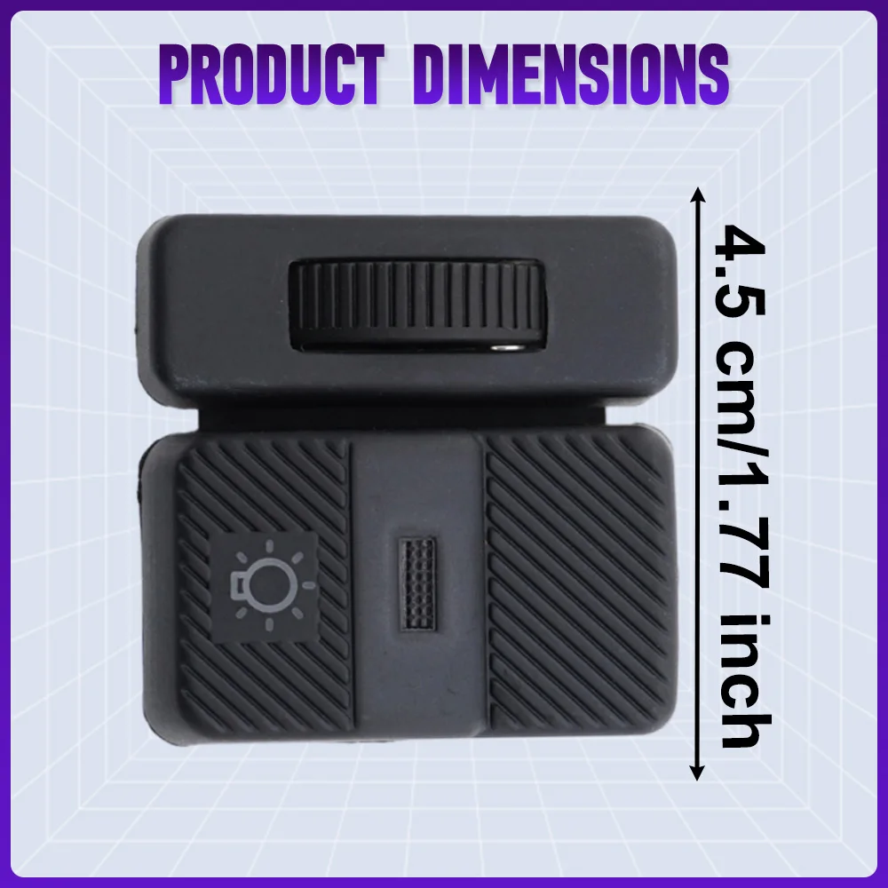 Car Headlight Fog Lamp Light Control Switch Button 357941531 For VW Passat B3 B4 Polo Transporter  Eurovan T4 LHD 