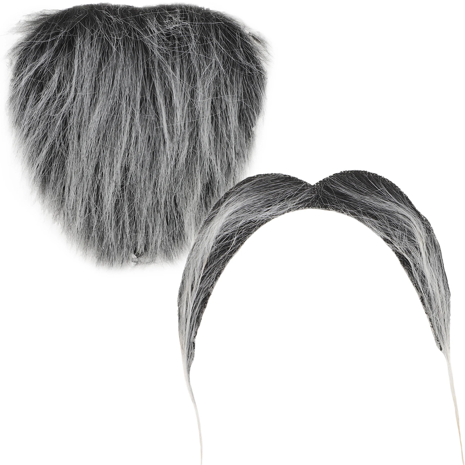 

1 set Simulated Beard Props Costume Artificial Man Halloween Party Supplies Realistic Cloth Material Comfortable Fit