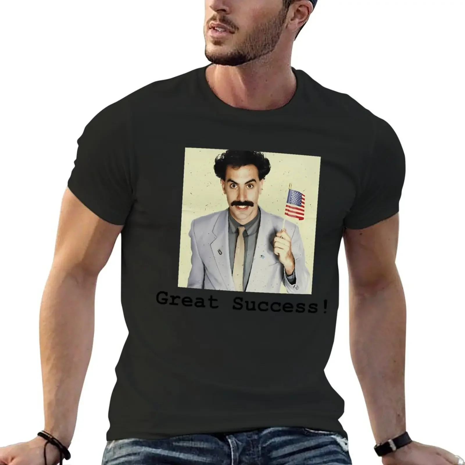 Great Success! Borat T-Shirt sublime plus sizes shirts graphic boys animal print men t shirts high quality