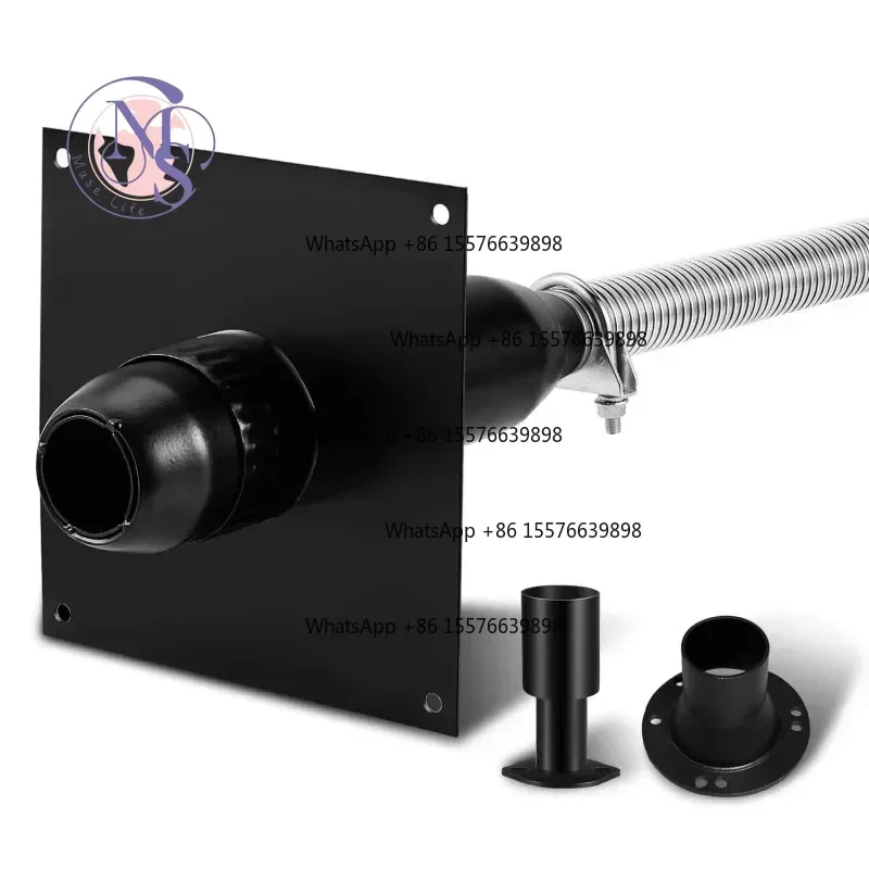 ZOCI-FOR-Generator Exhaust Expansion Muffler Kit With Insulation Wall Mount Plate Auto Replacement Parts