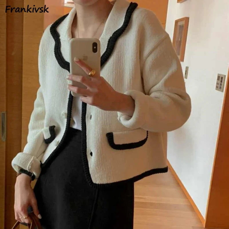 Jackets Women Particular Elegant All-match Retro Prevalent New Niche Temperament Outwear Leisure Vocation Artistic Mild Stylish