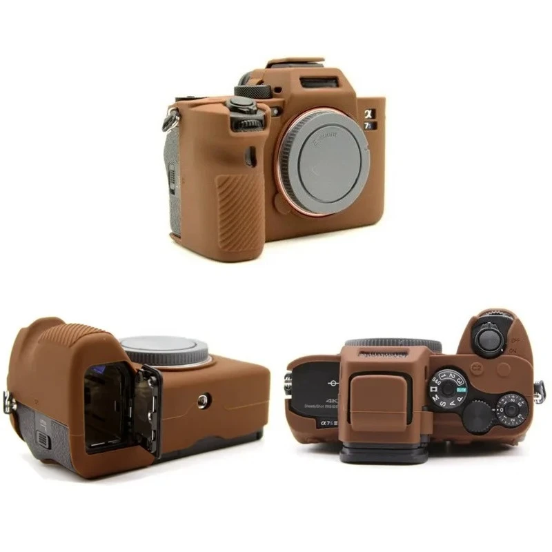 Rubber siliconen case body cover Voor Sony a7siii A7s III ILCE-7SM3 a7s3 camera A7s III protector frame huid
