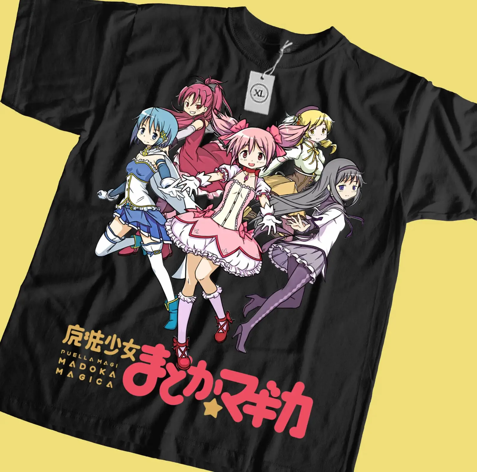 puella magi T-shirt,madoka kaname,mami tomoe,homura akemi,sayaka miki,anime