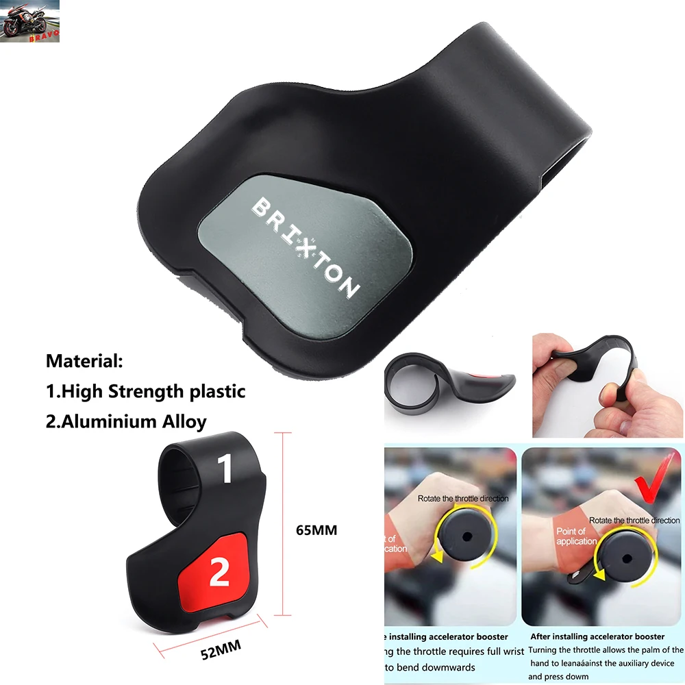 

Assistant Clip Labor Saver Handlebar Grip Clip For BRIXTON Cromwell 125 250 1200 Crossfire 500 Storr 500 Sunray 125 Accessories