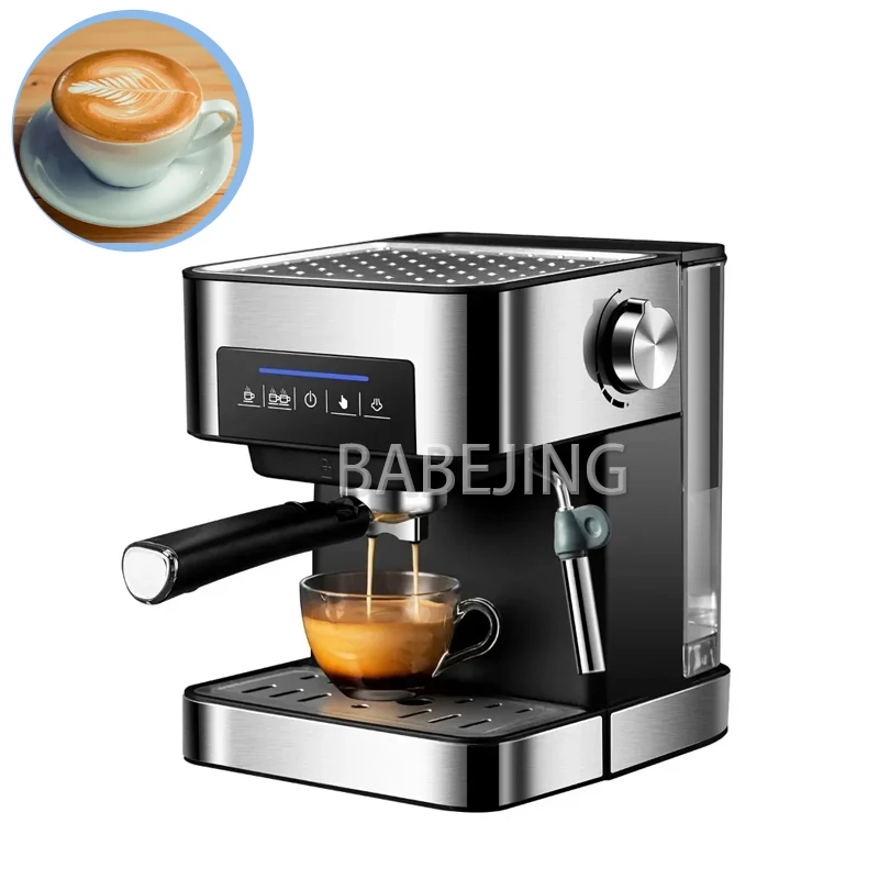 Image of BABEJING Multifunktionale Edelstahl Italienische Büro-Kaffeemaschine Espressomaschine für Geschäftsnutzung