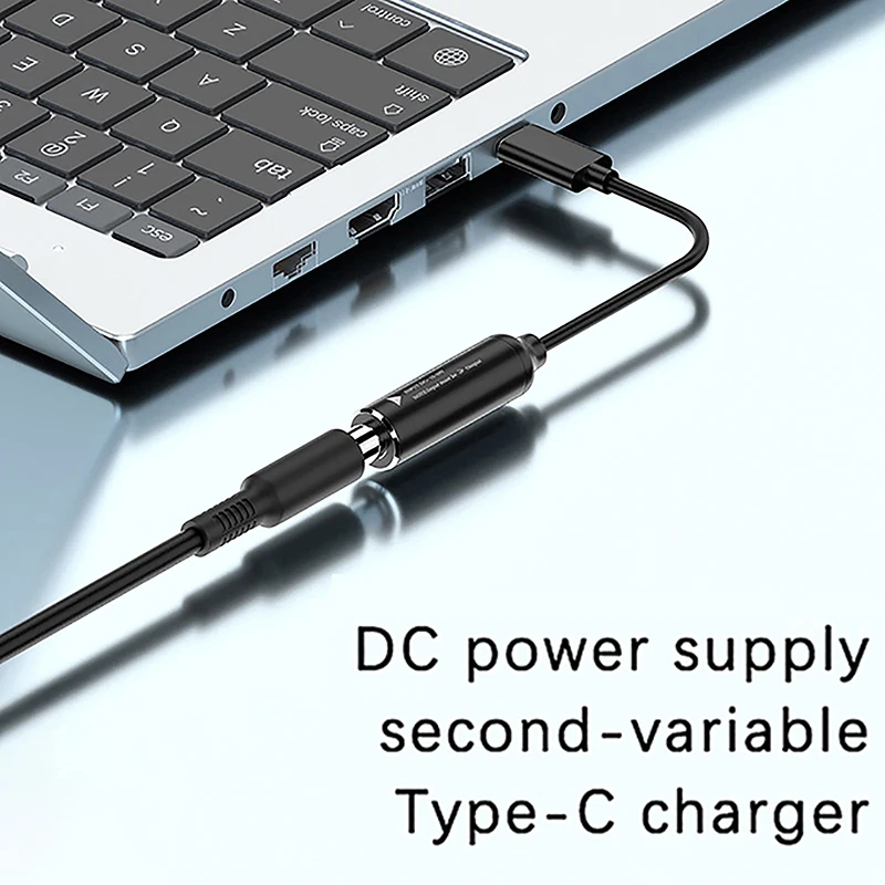 USB-C Typ C auf DC 4,5 x 3,0 mm 65 W Laptop-Adapter PD-Schnellladekabel