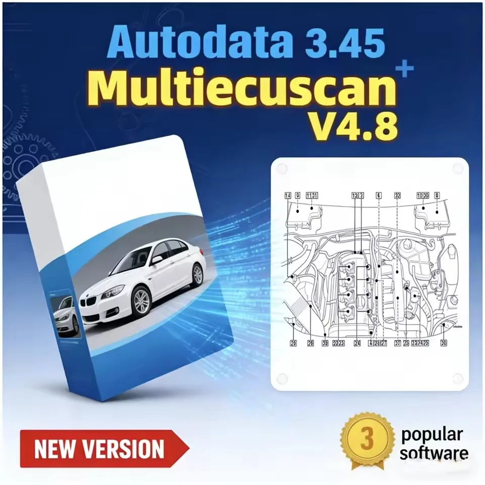 

Обновление программного обеспечения для авторемонта 2025 Hot-Multiecuscan V4.8 с Autodata 3.45 для диагностики и обслуживания автомобилей