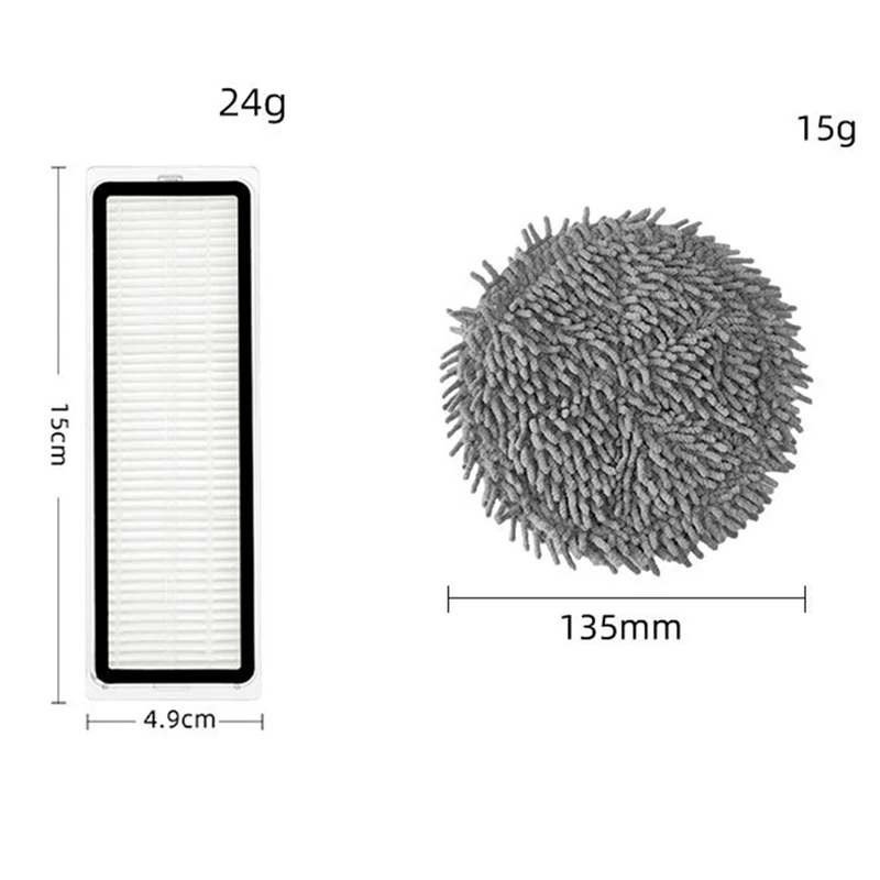 Replacement Hepa Filter Mop Cloths For Xiaomi Mijia Cleaning Robot Pro Stytj06zhmspare Parts Accessories image 6