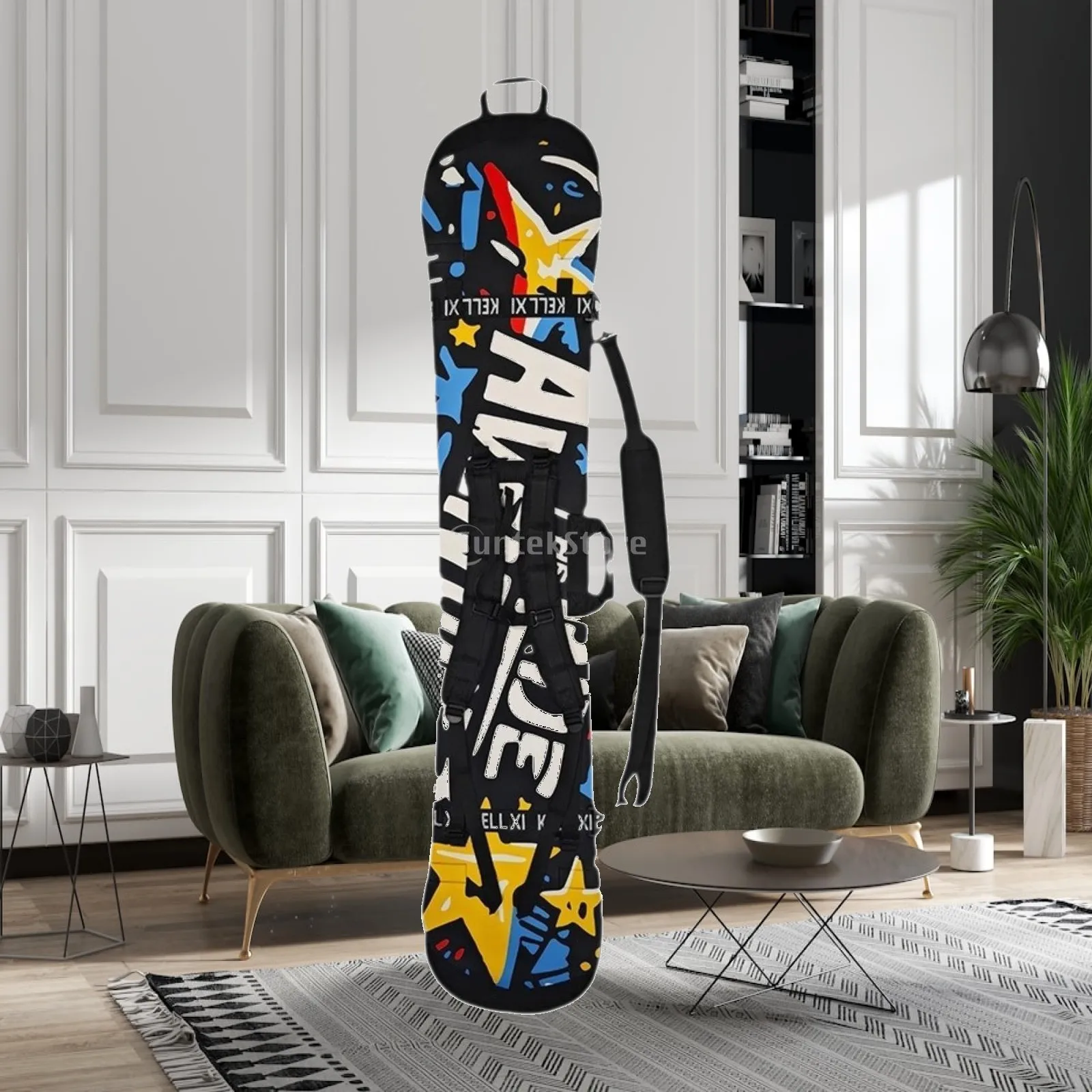 

Snowboard Cover Sleeve Neoprene Waterproof Travel Bag Backpack Protective Case for Winter Skiing